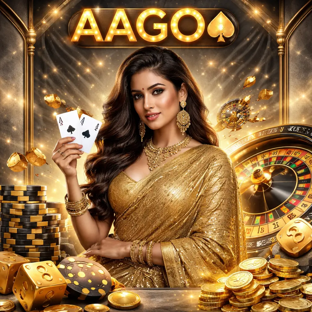 AAGO welcome bonus banner with casino games and slot offers